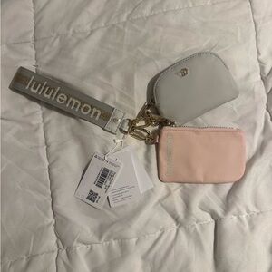 BNWT Lululemon dual pouch wristlet